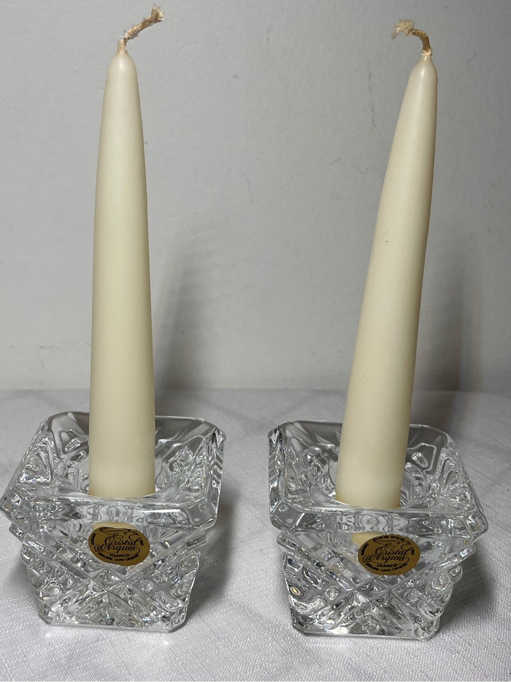New Crystal Candle Holders
France